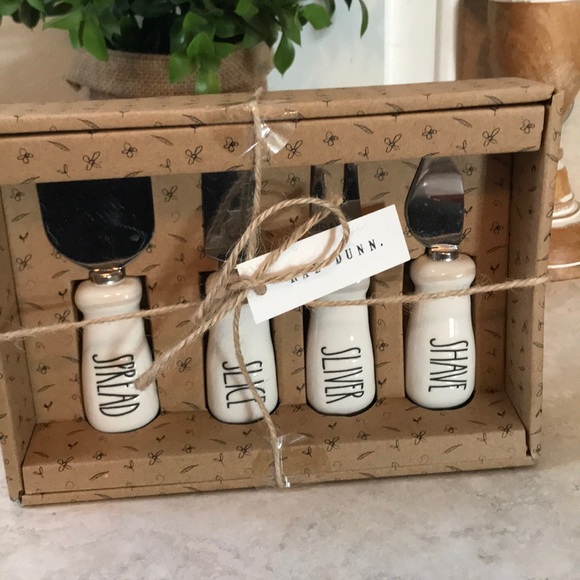 Rae Dunn Kitchen Nwt Rae Dunn Cheese Knife Box Set Poshmark